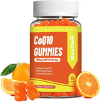 CoQ10 Gummies 200mg, Vegan Supplement for Energy Production, Non-GMO, Gluten Free (60 Gummies)