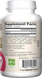 Jarrow Formulas QH-Absorb Ubiquinol 100mg - 120 Softgels - High Absorption & Active Antioxidant Form of Co-Q10 - Supports Mitochondrial Energy Production & Healthy Cardiovascular Function