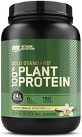 Optimum Nutrition Gold Standard 100% Plant Based Protein Powder, Gluten Free, Vegan Protein for Muscle Support and Recovery with Amino Acids - Creamy Vanilla, 20 Servings (Packaging May Vary)