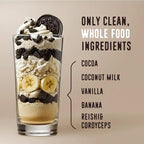 FlavCity All in One Protein Shake Powder, Cookies and Cream - On the Go Meal Alternative + Collagen Peptides, Reishi & Cordyceps - Focus, Skin, Hair & Joint Support - 100% Grass Fed Whey, 20 Servings