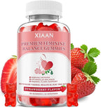 Feminine Balance Gummies for Women, Premium Feminine Balance Gummies Support PH Balance & Vaginal Health, Vegan, Gluten-Free, Strawberry Flavor 60 Gummies