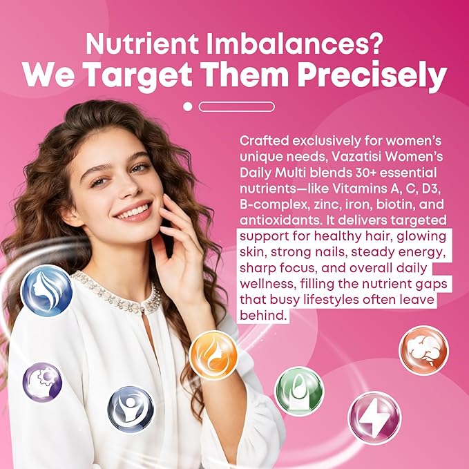 Women's Multivitamin Gummy, Methylated Multivitamin for Women Gummies, Sugar Free Daily Vitamin with Iron, Omega 3, Biotin for Beauty, Immune, Hair & Skin - Vegan, Mixed Berry Flavor, 90 Count
