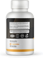 Turmeric Curcumin Capsules with Garlic & Black Pepper – Support Joint & Muscle Health* – 60 Vegan Capsules