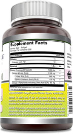 Amazing Formulas Evening Primrose Oil 1300mg, 10% GLA, Softgels Supplement | Hexane Free Cold Pressed Oil | Non-GMO | Gluten Free (250 Count)