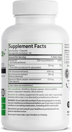 Bronson DIM Balance+ Calcium D-Glucarate, Broccoli Sprouts and Vitamin D3 200 MG of DIM per Capsule Supports Estrogen Metabolism and Balanced Hormone Levels Non-GMO, 30 Vegetarian Capsules