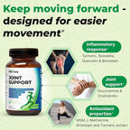 Wellnee Joint Support Supplement - Glucosamine Chondroitin MSM, Boswellia & Turmeric - Relieves Joint Discomfort & Supports Flexibility - Wellknee Joint Support - 90 Capsules, 30 Servings