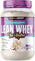 MuscleSport Lean Whey Revolution™ Protein Powder - Whey Protein Isolate - Low Calorie, Low Carb, Low Fat, Incredible Flavors - 25g protein per scoop (2lb, Dippsadoodles)