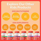 SmartyPants Kids Multivitamin Gummies, Omega 3 (DHA/EPA), Vitamins D3, C, B12, B6, Vitamin A, K & Zinc, Gluten Free, Three Fruit Flavors, 80 Count (40 Day Supply)