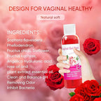 Feminine Wash & Yoni Soap Bar & Yoni Oil Ph Balance Feminine Wash, Yoni Wash for Vaginal Moisturizer Remove Odor, 3.53OZ Yoni Bar 5.07 Fl.Oz Vaginal Wash & 1 Fl.Oz Yoni Oil, Rose Scent