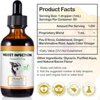 60ML Natural Yeast Infection Treatment for Dogs, Dog Allergy Relief, Skin Itch Relief Supports Healthy, Inflammation Relief, Alleviates Itching, Allergy Relief Dog Yeast