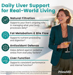 32-in-1 Liver Support with Milk Thistle Supplement – Liver Detox with Silymarin, Artichoke Extract & Beetroot Powder – Comprehensive Wellness Formula for Liver Cleanse – 1426mg (180 count) (Pack of 2)
