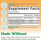 Vitalibre Vitamin D3 K2 + Magnesium Supplement, 10000 IU Vitamin D3 & 100 mcg K2, with Magnesium Glycinate, Bone, Teeth, Immune & Energy Support, High Absorption, Non-GMO, Easy to Swallow, 60 Softgels