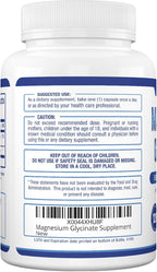 Purely Optimal Magnesium Glycinate 500mg – Sleep Support & Stress Relief – Gentle, High Absorption Magnesium Supplement for Muscle Relaxation, Calm & Nerve Support – 120 Capsules