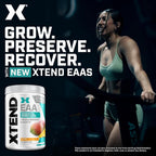 Xtend Scivation EAA + BCAA Powder | Muscle Recovery & Lean Muscle Growth | 9 Essential Amino Acids for Intra Workout or Post Workout Recovery | 10g EAAs Per 2 Servings | Mango 40 Servings