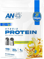 AN Performance Whey Protein Powder | Chiquita Banana Peanut Butter | 23g Protein, 1g Sugar, 100% Whey | Gluten-Free, Low Carb, Low Fat | Keto Friendly | Essential Amino Acids for Muscles | 25 Servings