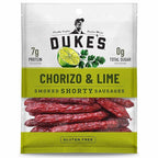 Duke's Pork Chorizo & Lime Smoked Shorty Sausages, 7g Protein Per Serving, Easter Basket Stuffer for Men, 5 oz.