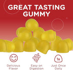 Zahler - Apple Cider Vinegar Gummies - Kosher & Delicious ACV for Women & Men - Detox Support & Cleanse - Gut Health & Metabolism Support - 60 Pineapple Flavored Gummies.
