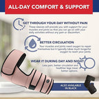 Dr. Arthritis Sciatica Hip Brace with Adjustable Thigh Compression, Hip Stabilizer for Walking, Sports & Daily Comfort, Sciatica Pain Relief Devices for Joint Stability & Injury Recovery (Pink, L/XL)