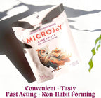 Microjoy Hibernate Gummies – Natural Sleep Aid with Reishi Mushroom – Stress Relief and Mood Support – Vegan, Non-GMO, Cherry Flavor (30 Gummies)