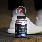 Snap Supplements L-Carnitine Tartrate Sugar Free Gummies 500mg, Amino Acid Supplement for Healthy Exercise Recovery, Metabolism, & Energy*, 60 Vegan Gummies, Blueberry (30 Day Supply)