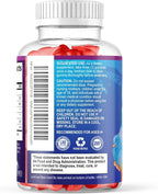 Fiber Gummies for Kids - Dietary Fiber 4g Per Serving - Daily Kids Fiber Gummy Supplement - Soluble Inulin Prebiotic Gummy for Digestive Health Support - Plant-Based Regularity Support - 60 Gummies