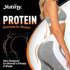 Whey Protein Gummies with BCAA 2:1:1, 10g Protein per Serving for Men & Women, Low Calorie, Sugar Free, Orange Flavor, 120 Count
