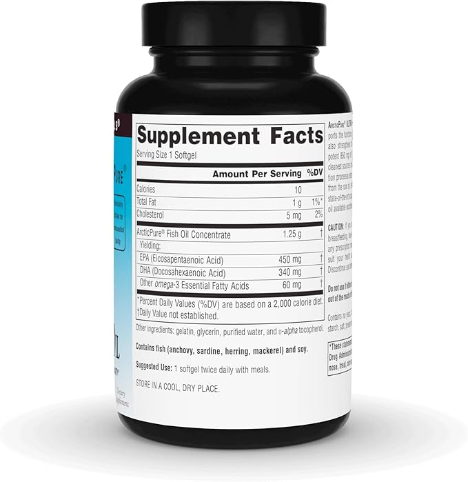 Source Naturals ArcticPure Ultra Potency 850 mg Omega-3 Fish Oil - 60 Softgels