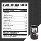 NutraBio Classic Whey Protein Powder- 25G Protein Per Scoop - Full-Spectrum Amino Acid Profile - No Fillers, Artificial Colors, Preservatives - Low Glycemic Index - (Ice Cream Cookie Dream, 2 Pounds)