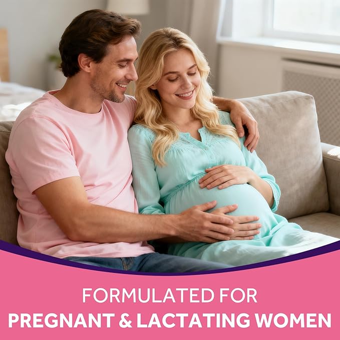 Doctor's Recipes Iron Supplement for Pregnant Women, Chelated Iron Bisglycinate, with Vitamin C for High Absorption, Gentle, Red Blood Cell Production Support, 60 Vegan Caps