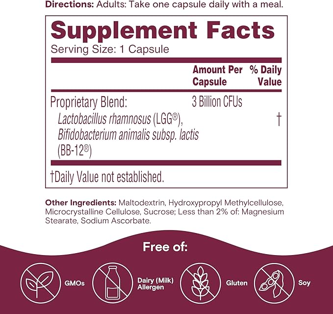 Phillips' Colon Health Daily Probiotic Capsules,4-in-1 Symptom Defense to Help Defend Against Occasional Gas,Bloating,Constipation,and Diarrhea,Daily Supplement,90 Count (Pack of 2)