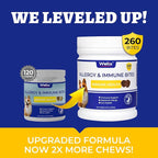 260 Bites Wellix Dog Allergy Chews & Immune Support, Anti Itch Dogs Chews - Dog Antioxidant Supplements - for Puppy, Small Medium & Large Dogs