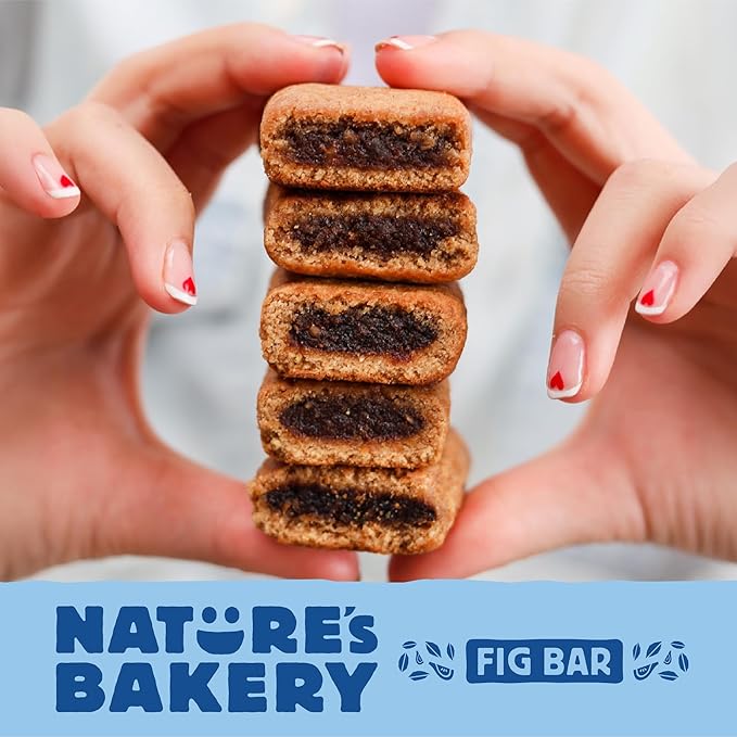 Nature’s Bakery Whole Wheat Fig Bars, Blueberry, Real Fruit, Vegan, Non-GMO, Snack Bar, 7 Boxes With 12 Twin Packs (84 Twin Packs)
