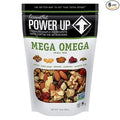 Power Up Mega Omega Trail Mix – Cranberries, Mango, Almonds, Walnuts & Pumpkin Seeds – Non-GMO, Vegan, Gluten-Free, No Artificial Ingredients, No Added Sodium – 14 oz Resealable Bags (Pack of 6)