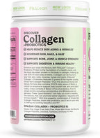 Fit & Lean Collagen + Probiotics- Grass-fed Collagen Peptide Powder, Unflavored, 12.64oz