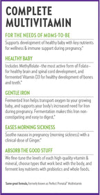 New Chapter Advanced Perfect Prenatal Vitamins, 192ct, Made with Organic, Non-GMO Ingredients for Healthy Baby & Mom - Folate (Methylfolate), Whole-Food Fermented Iron, Vitamin D3 + Ginger
