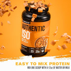 Jacked Factory Authentic ISO Grass Fed Whey Protein Isolate Powder - Low Carb, Non-GMO Muscle Building Protein w/No Fillers, Post Workout Recovery, Cinnamon Cereal Splash - 25 Servings