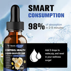 Totaria cortisol Supplement Liquid Drops Hormone Balance for Women Men with Magnesium Complex,Ashwagandha,Rhodiola Rosea,L Theanine,Phosphatidylserine Supplements Mood, Focus, Sleep Support 2 FL.OZ