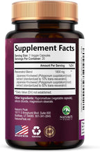 100% Natural Resveratrol 1800mg - 3X Strength Trans-Resveratrol Pills for Heart Health, Best Resveratrol Supplements, Potent Polyphenols Antioxidant Complex, Non-GMO, Bottled in USA - 60 Capsules