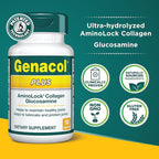 Genacol Plus – Glucosamine and Collagen Supplement, Ultra-Hydrolyzed Collagen Peptides, Eases Joint Movement, Maintains Cartilage, 90 Capsules (30-Day Supply)