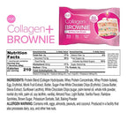 321glo Collagen Protein Brownie | Gluten Free, Low Sugar | Keto Snack for Women, Men, & Kids | 16g Protein, 6g Collagen | 12 Pack (12 Pack, Variety Pack)