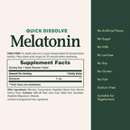 Nature's Bounty Melatonin, Promotes Relaxation & Sleep, 100% Drug Free Sleep Aid, 3 mg, 120 Quick Dissolve Tablets (Pack of 3)