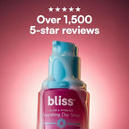 Bliss Glow & Hydrate Serum – Niacinamide + Hyaluronic Acid Face Serum with Vitamin E – Hydrating & Brightening Serum for Dull Skin, Pores & Uneven Tone – Lightweight Daily Skincare, 1 Fl Oz