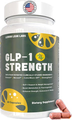 GLP-1 Supplement for Women & Men - Weight Management, Gut Health & Metabolism Support - Promotes Fat Burning & Lean Body Mass - Vegan, Gluten Free, Non-GMO - 60 Count