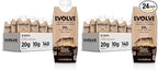 Evolve Plant Based Protein Shake, Café Mocha, 20g Vegan Protein, Dairy Free, No Artificial Sweeteners, Non-GMO, 10g Fiber, 11oz, (24 Pack) (Formula May Vary)