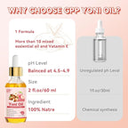 Yoni Oil Wash for Women pH Balance and Wetness, Feminine Oil Ingrown Hair, Nourishing, Moisturizing Formula for All Skin Types, Yoni Care with Vitamin E, Natural Yoni Wash(Peach)