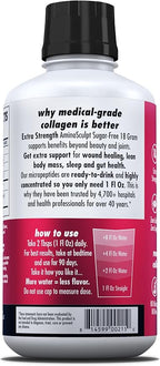 HEALTH DIRECT AminoSculpt Sugar-Free Collagen Supplement - High Potency Medical-Grade Protein for Hair, Skin, Nails & Joints, Grass-Fed, Non-GMO, Liquid Collagen - Smooth Mango - 15 Fl Oz