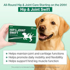 Doctor.By Hip&Joint Swift for Dogs - Advanced Joint & Cartilage Support Supplement with Green-Lipped Mussel Oil, Eggshell Membrane 120 Soft Gels