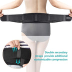 SI Belt Sacroiliac Belt for Women and Men, SI Joint Hip Belt Adjustable, Lower Back Support Brace, Hip Braces for Hip Pain, Breathable Anti-Slip Sacroiliac Hip Brace Fit Hip Size 26" - 32"