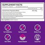 Beef Organ Supplement for Women, Natural Grass Fed Beef Liver Capsules, Hormone Balance for Women, for Support Balance Hormones, Energy, & More and Menstrual Cycle,Skin Care-60 Capsules