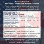 Kappa Nutrition Powered by Magbrain™ Magnesium L-Threonate Plant-Based, 420mg Elemental Magnesium (3 Capsules) from 2,253mg, 120 Vegan Capsules, Brain, Sleep & Muscle Support.